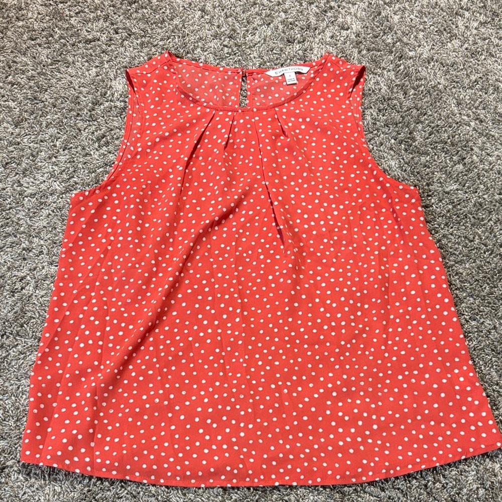 41 Hawthorn Lexi Pleated Blouse. Key hole back.